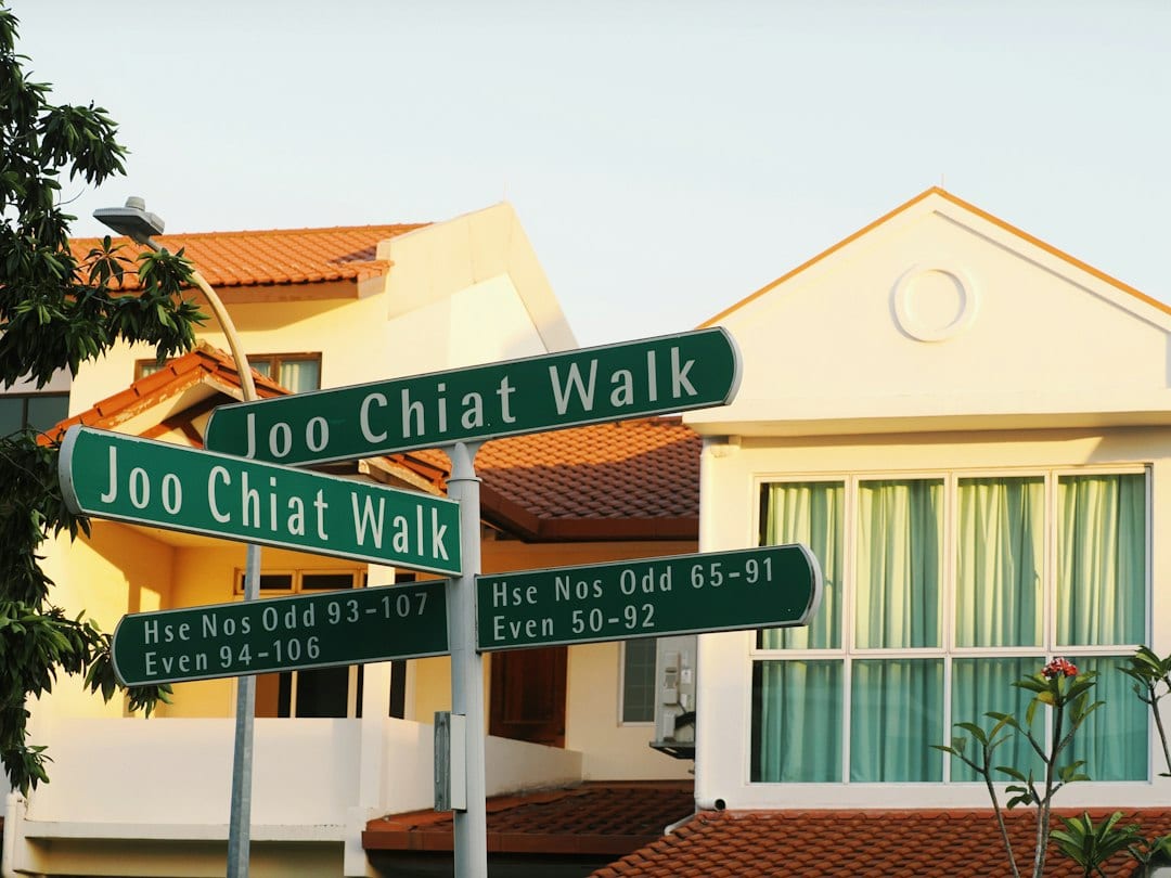 Joo Chiat residential street signs